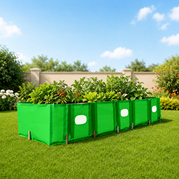 GARDECO 450 GSM HDPE UV Treated Organic Vermi Compost Maker Bed, 12ft x 4ft x 2ft (Pack of 1)