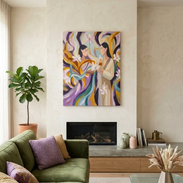 Canvas Wall Painting for Living Room & Bedroom Decor - 18x12 INCH