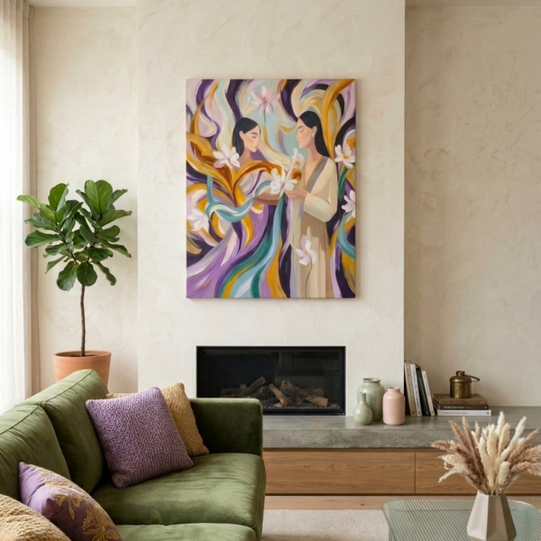 Canvas Wall Painting for Living Room & Bedroom Decor - 18x12 INCH